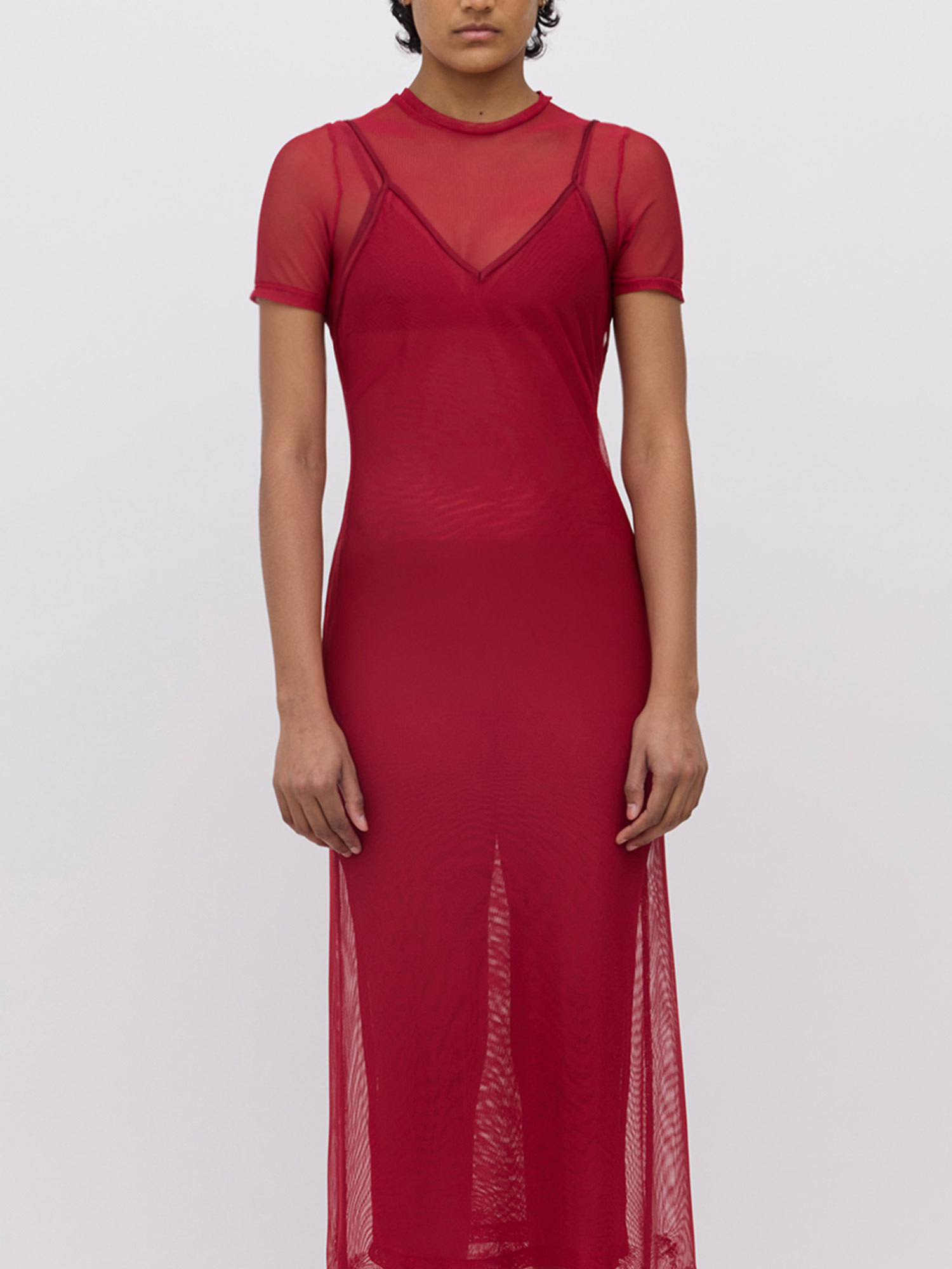 KERRA MAXI DRESS | DARK RED