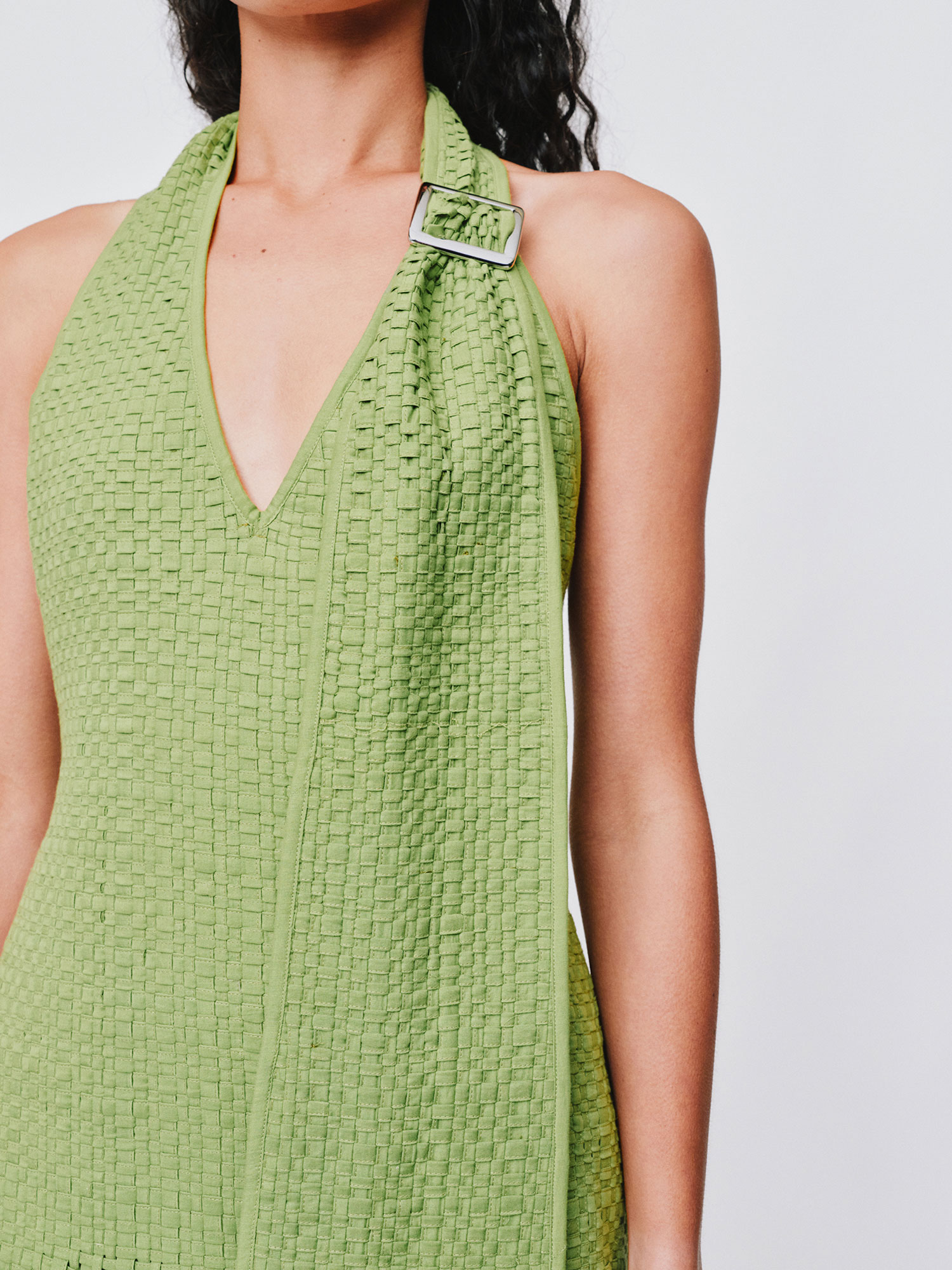 RUE MINI DRESS | GREEN