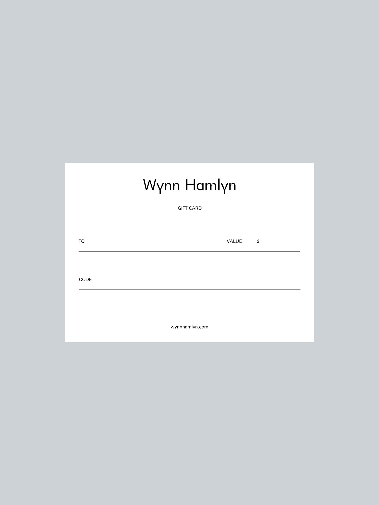 ONLINE GIFT VOUCHER | DIGITAL