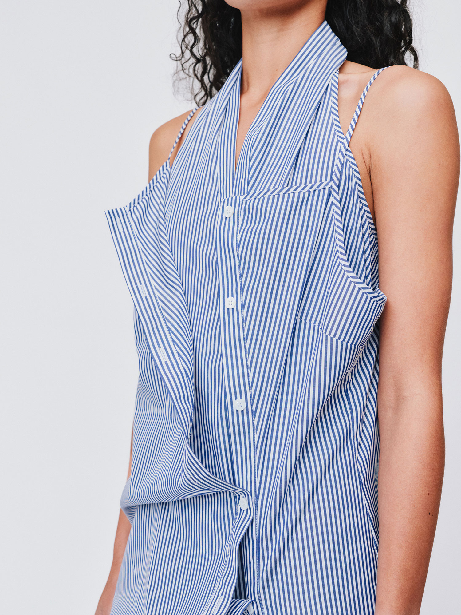 ROWAN MAXI DRESS | BLUE STRIPE